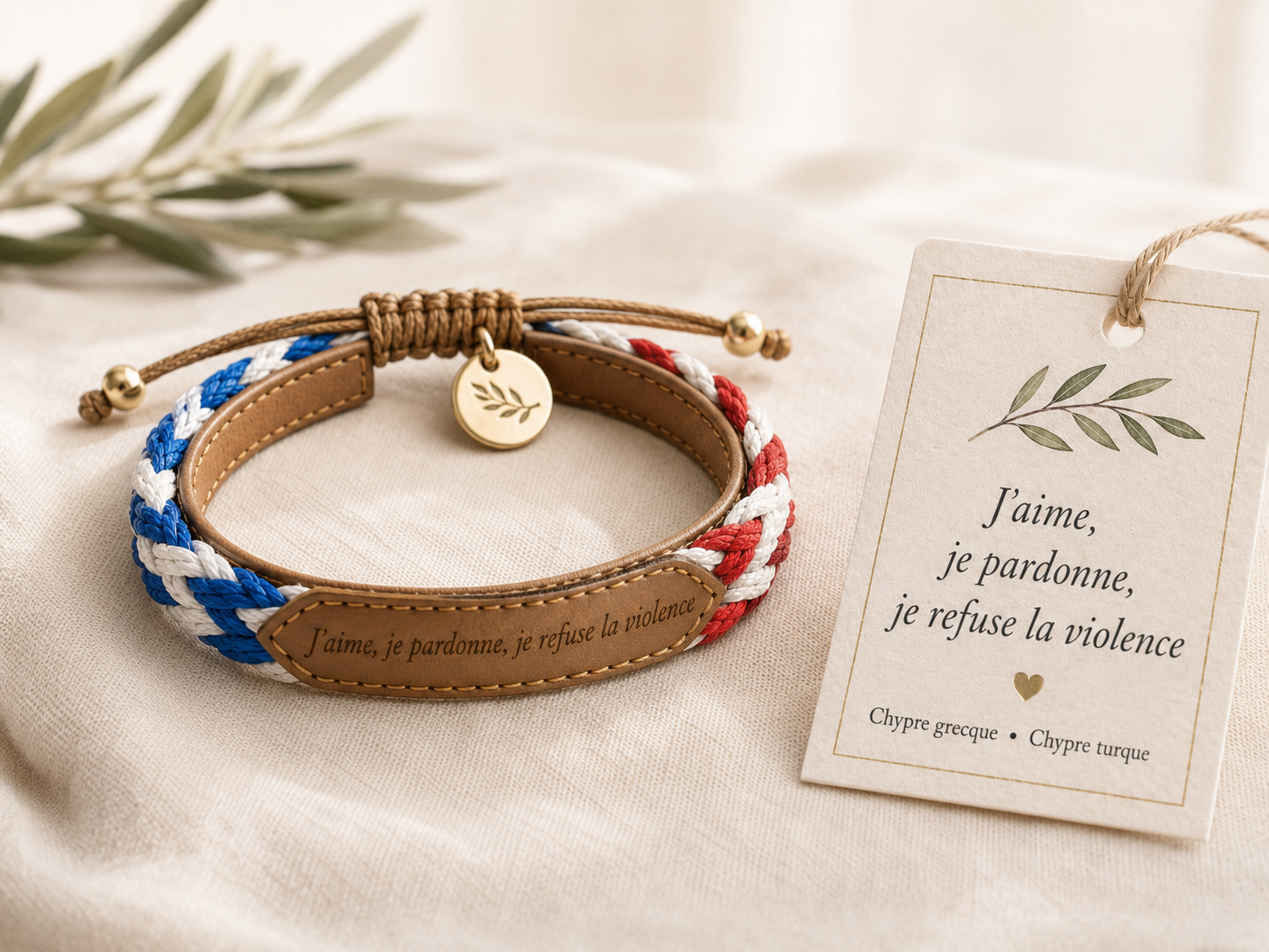 Bracelet Chypre grecque · Chypre turque