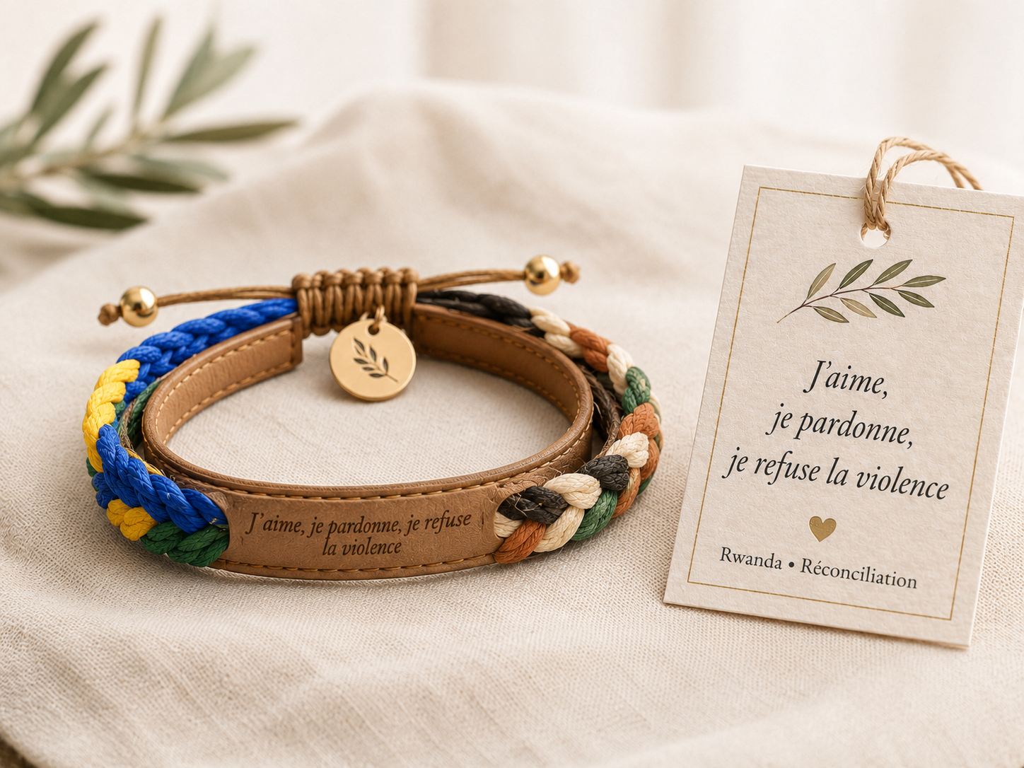 Bracelet Rwanda · Réconciliation