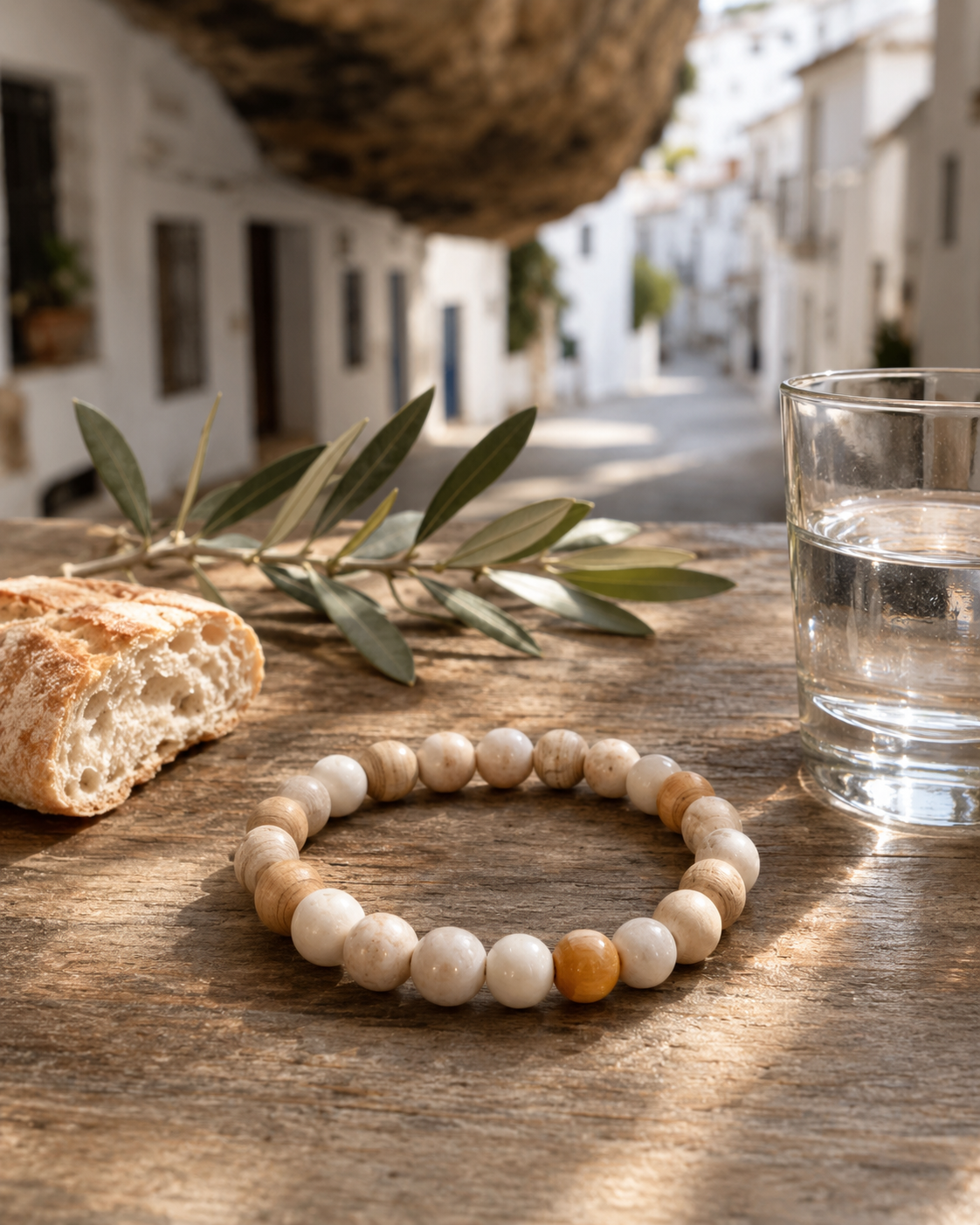 Bracelet Rocher blanc