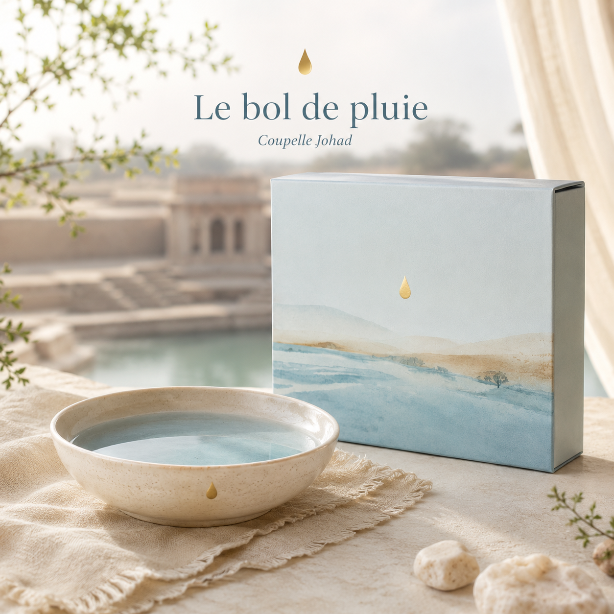 Le bol de pluie — Coupelle Johad