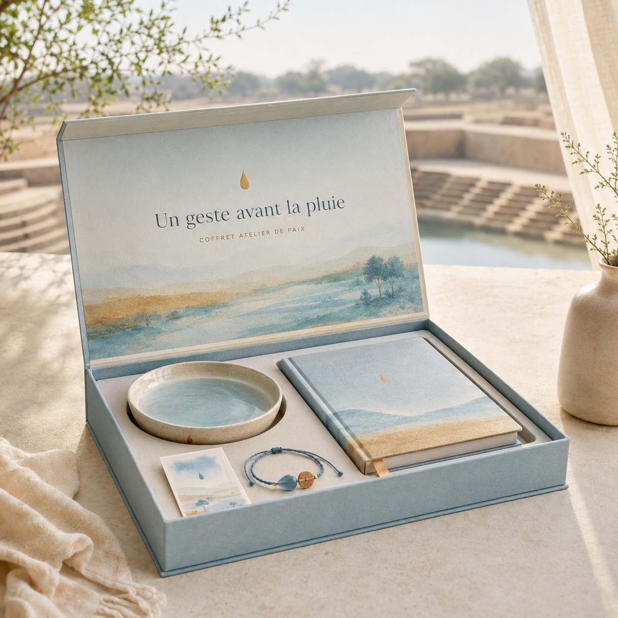 Coffret — Un geste avant la pluie