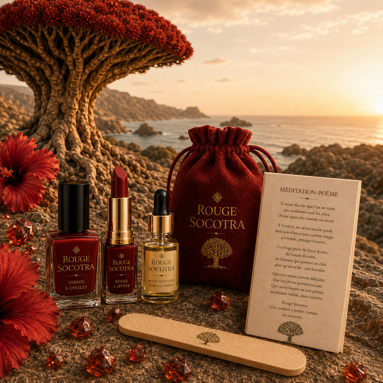 Rouge Socotra — Coffret complet