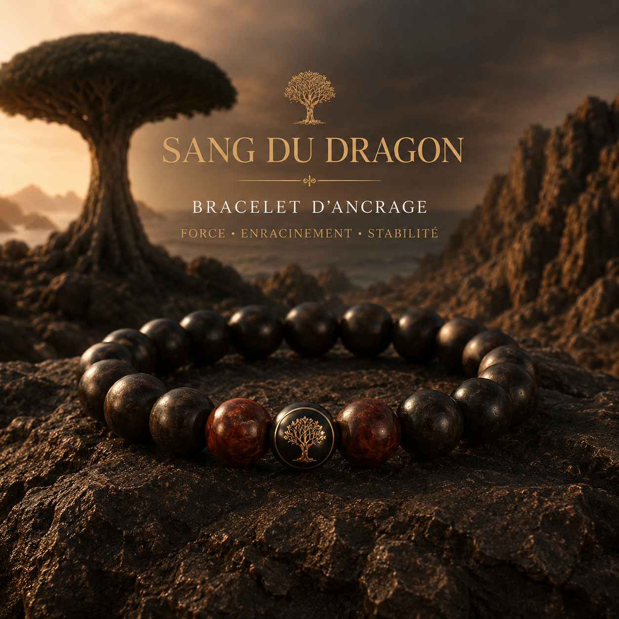 Sang du Dragon — Bracelet d'ancrage