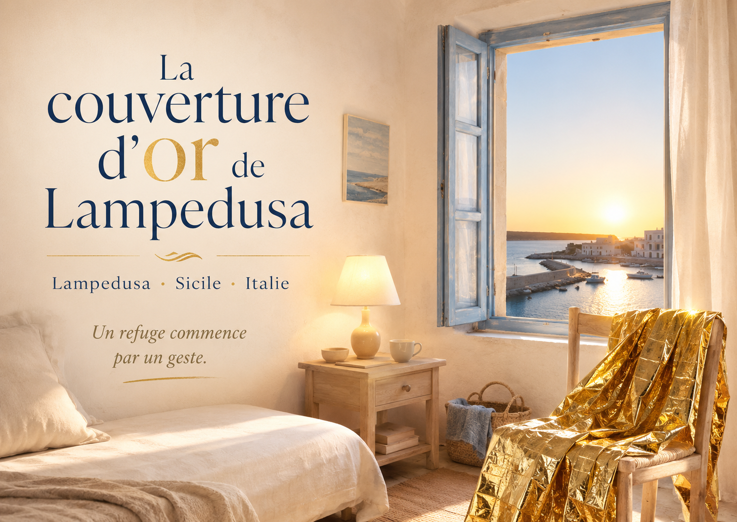 🟡 La couverture d’or de Lampedusa