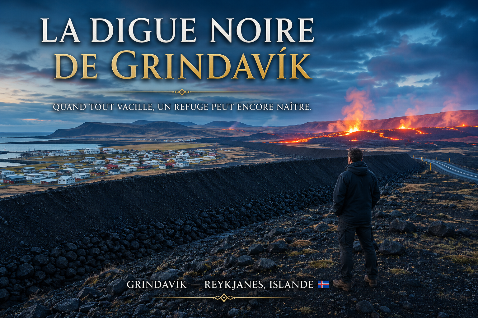 🌋 La digue noire de Grindavik